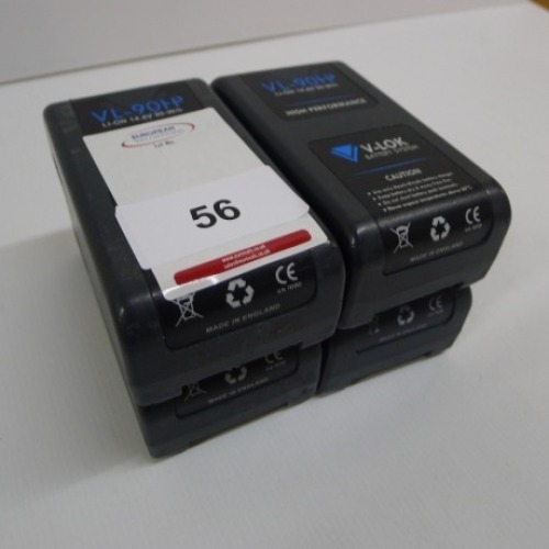 4 Hawk Woods VL-90HP Lithium Ion Batteries
