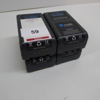 4 Hawk Woods VL-90HP Lithium Ion Batteries