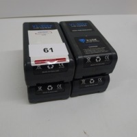 4 Hawk Woods VL-90HP Lithium Ion Batteries