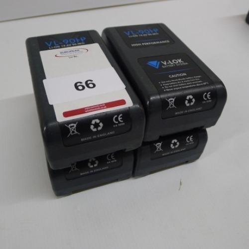 4 Hawk Woods VL-90HP Lithium Ion Batteries