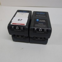 4 Hawk Woods VL-90HP Lithium Ion Batteries