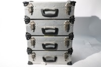 Case Design, 4 x Silver Hardcase for Onboard Monitor, 2016